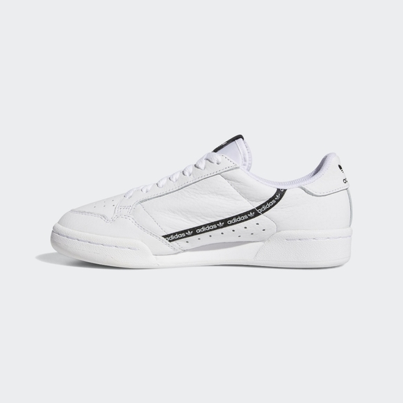 Adidas White / Black CONTINENTAL 80 SHOES - Picture 4 of 11